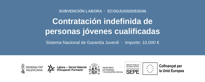 ECOGJU/2025/532/46 – Dextromedica recibe una subvención de LABORA para la contratación indefinida de jóvenes cualificados